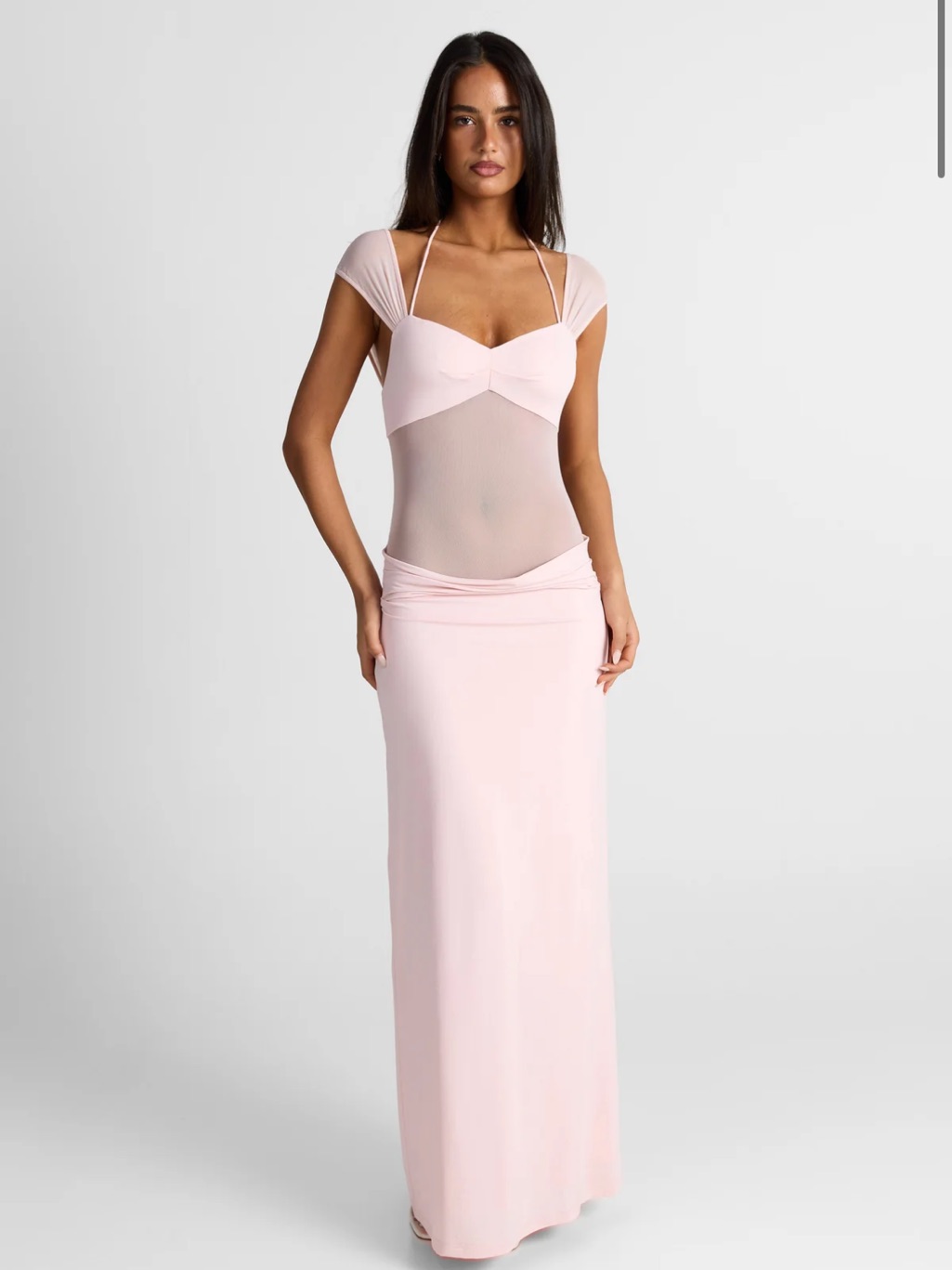 Sasha Therese Freya Maxi Dress Pink